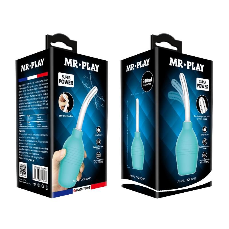 Limpador de ducha anal Enema Azul 310 ml - Imagem 9