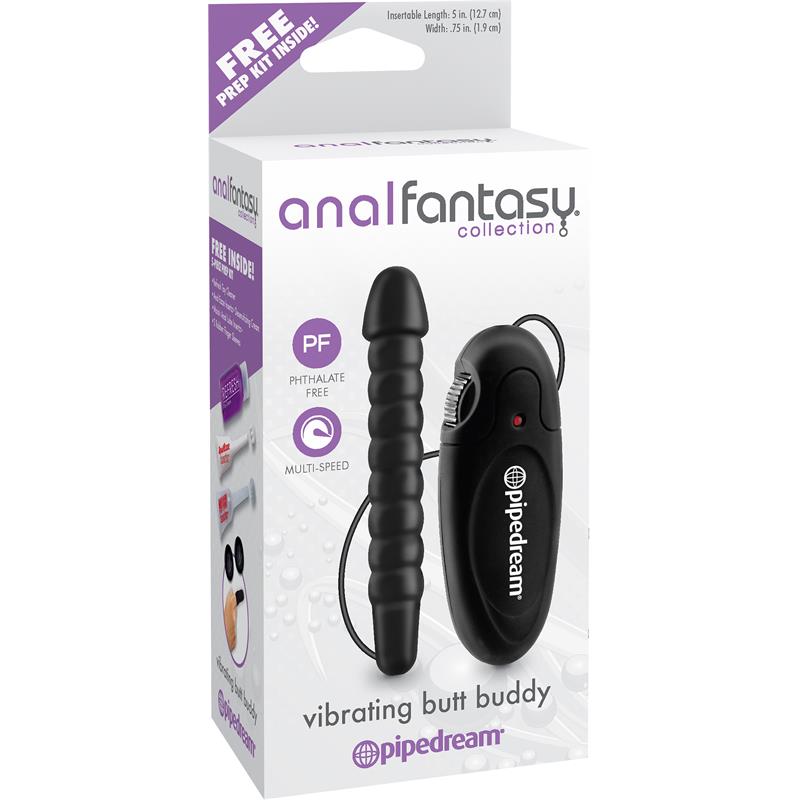 Coleção Anal Fantasy Vibrating Butt Buddy - Cor Preta - Imagem 2