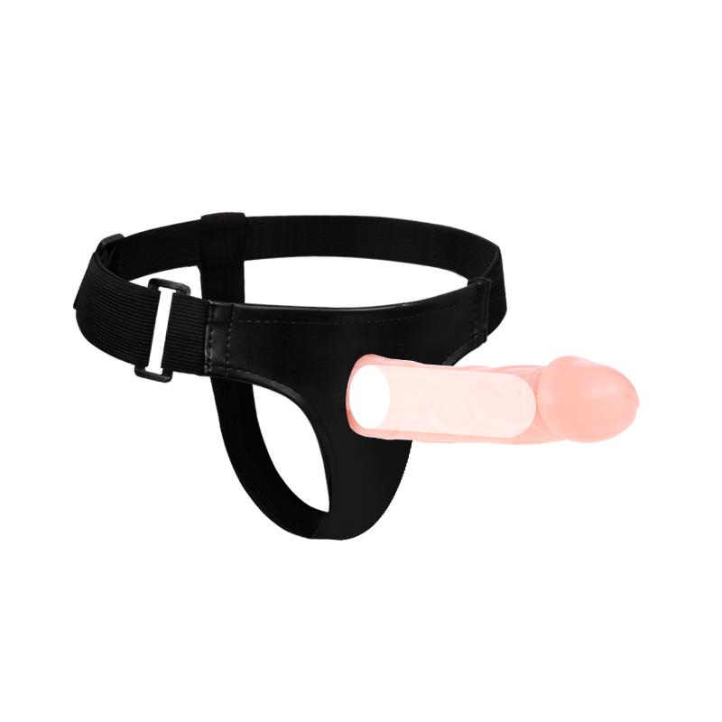 Arnês com Vibrador Oco 16 cm - Imagem 2