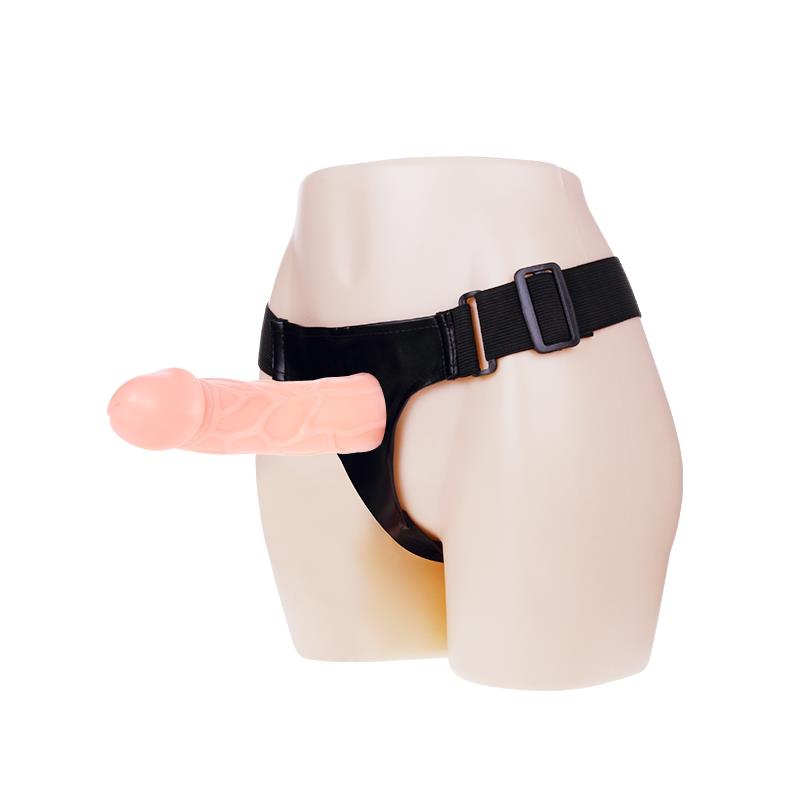 Arnês com Vibrador Oco 16 cm - Imagem 3
