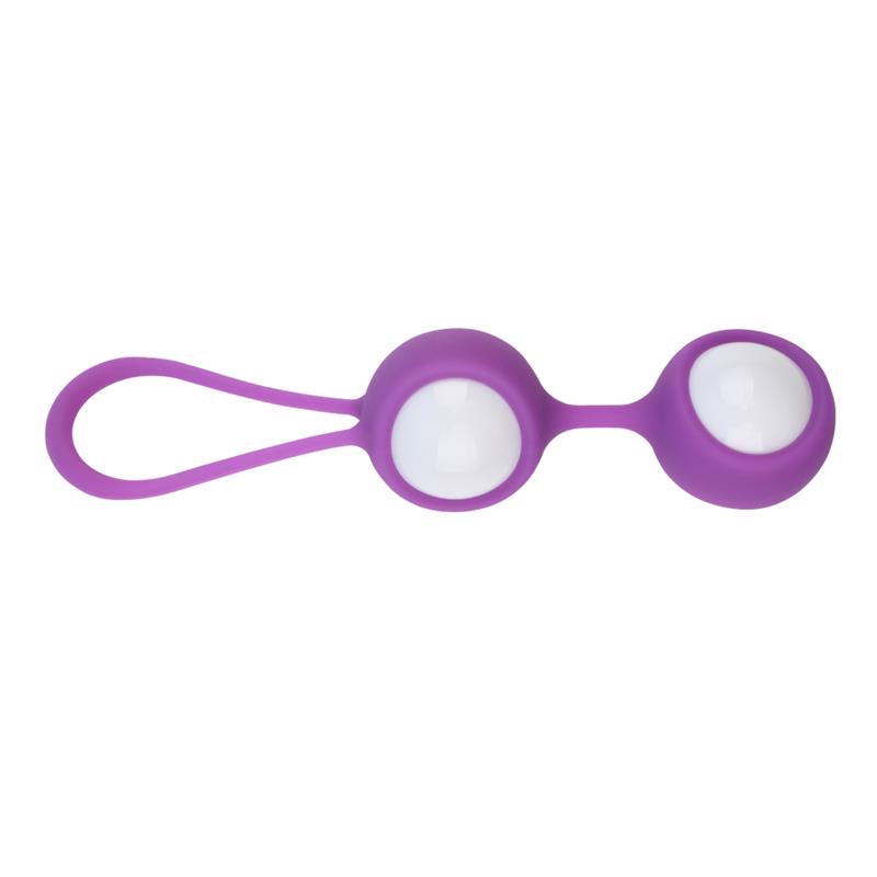 Bolas de gueixa MisSweet 17,7 cm silicone roxo