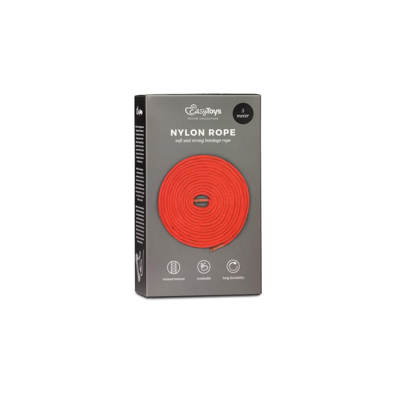 Corda Bondage Vermelha - 5m - Imagem 4