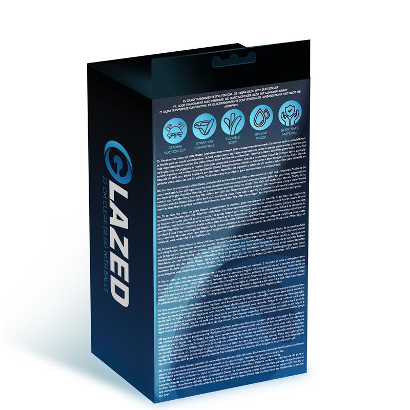 Material Cristalino Vibrador Curvo 18 cm - Imagem 3