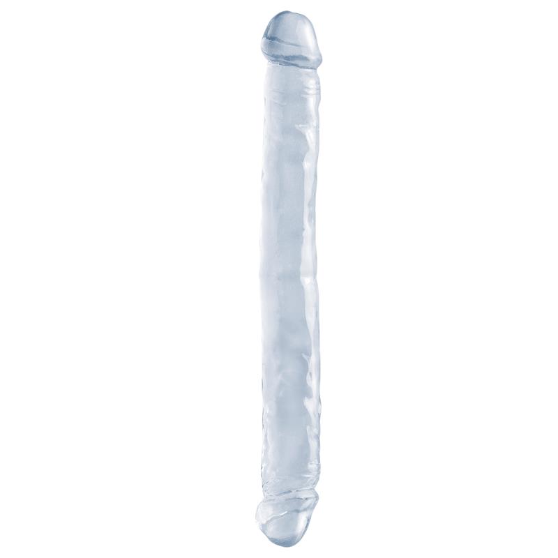 Vibrador Duplo 30,50 cm Transparente