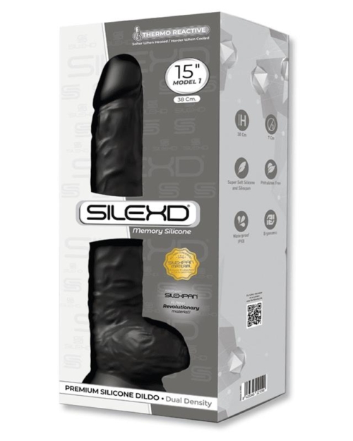 Vibrador de Dupla Densidade Modelo 1 15 Preto