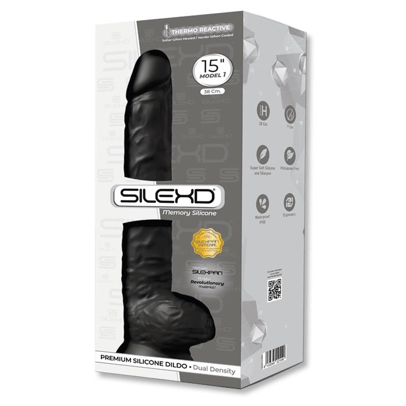 Vibrador de Dupla Densidade Modelo 1 15 Preto