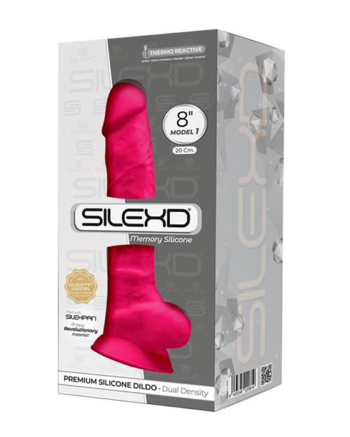 Vibrador de Dupla Densidade Modelo 1 (8) Rosa