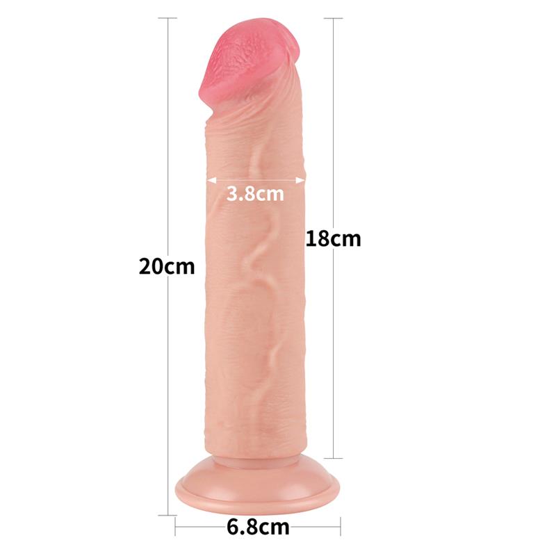 Vibrador de pele deslizante de camada dupla 8 - Imagem 12