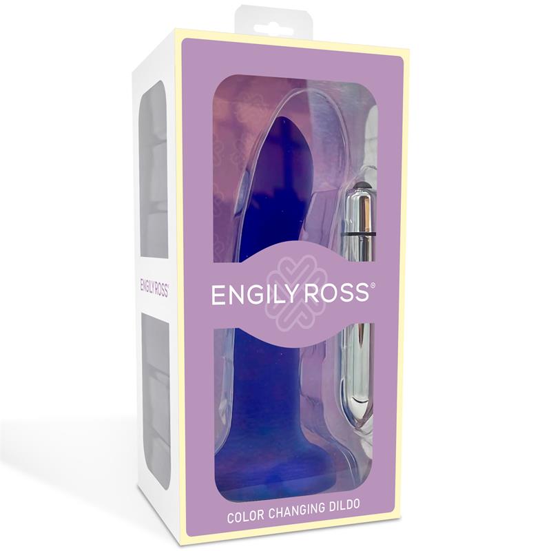 Vibrador que muda de roxo para rosa tamanho S 14 cm - Imagem 7