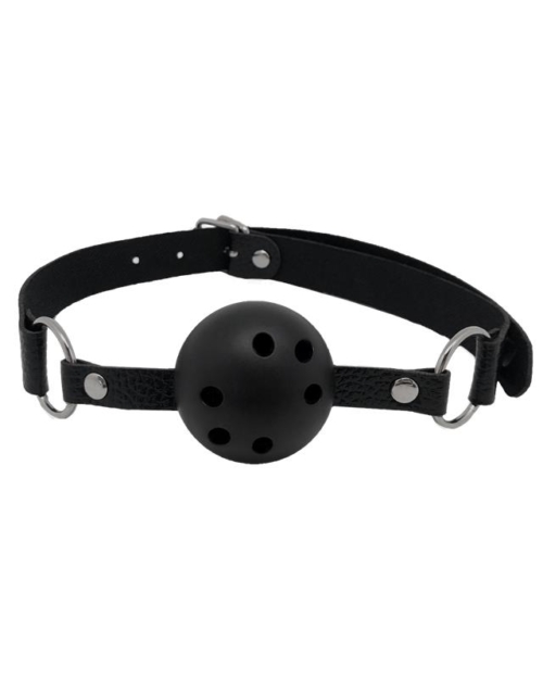 Mordaça respirável discrição preta