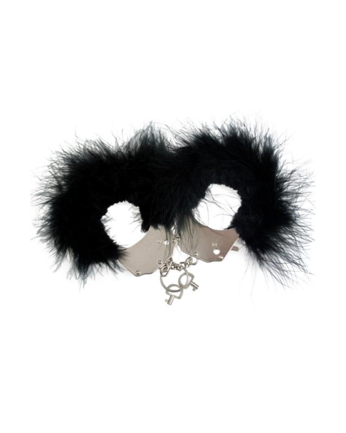 Algemas de Metal e Penas Pretas