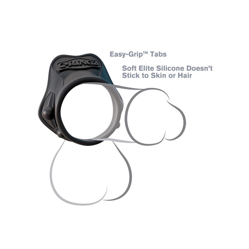 Anel Pesado Fantasy C-Ringz Preto - Imagem 2