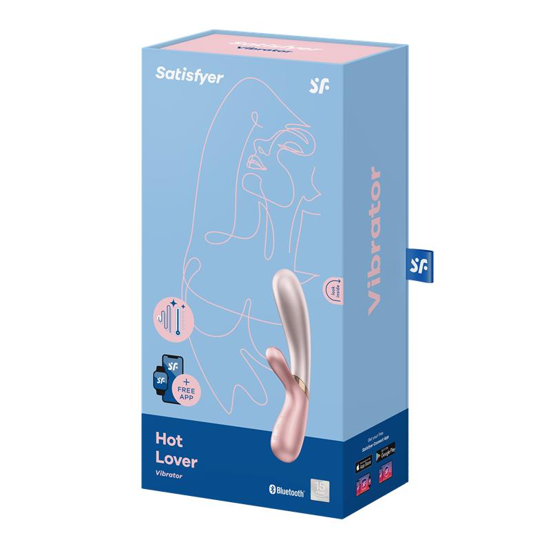 Vibrador Hot Lover com Efeito Calor com APP Duo-Pink - Imagem 6