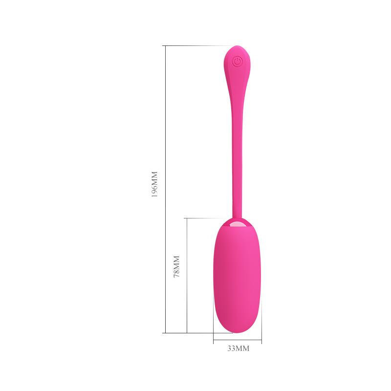 Ovo Vibratório Julius USB Silicone Rosa - Imagem 7