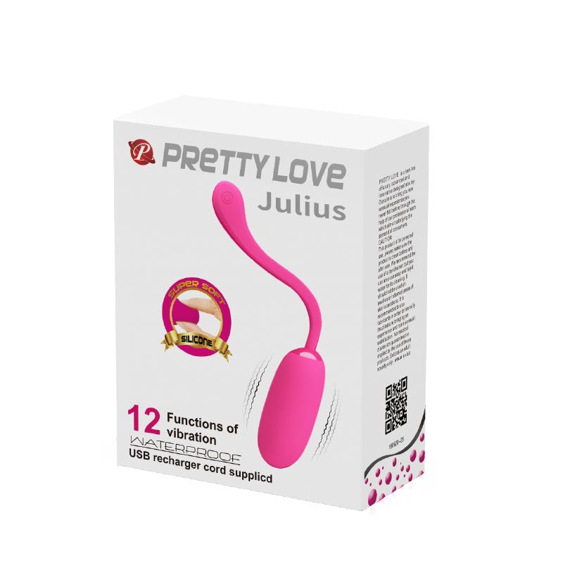 Ovo Vibratório Julius USB Silicone Rosa - Imagem 9