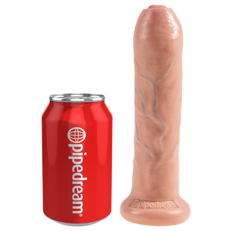 King Cock Vibrador Realista com Glande Retrátil Cor Natural 7 - Image 5