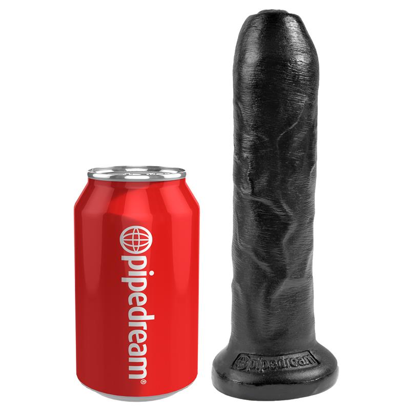 King Cock Vibrador Realista com Glande Retrátil Cor Preto 7 - Imagem 5
