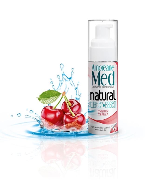 Lubrificante à base de água cereja 50 ml