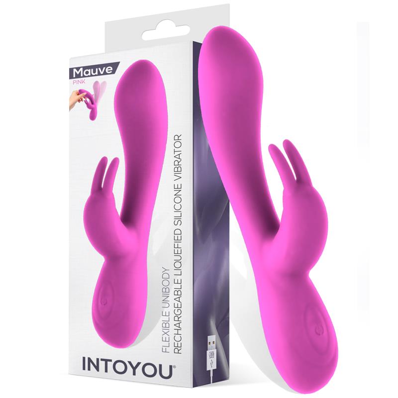 Vibrador Unibody Mauve Silicone Líquido USB Rosa