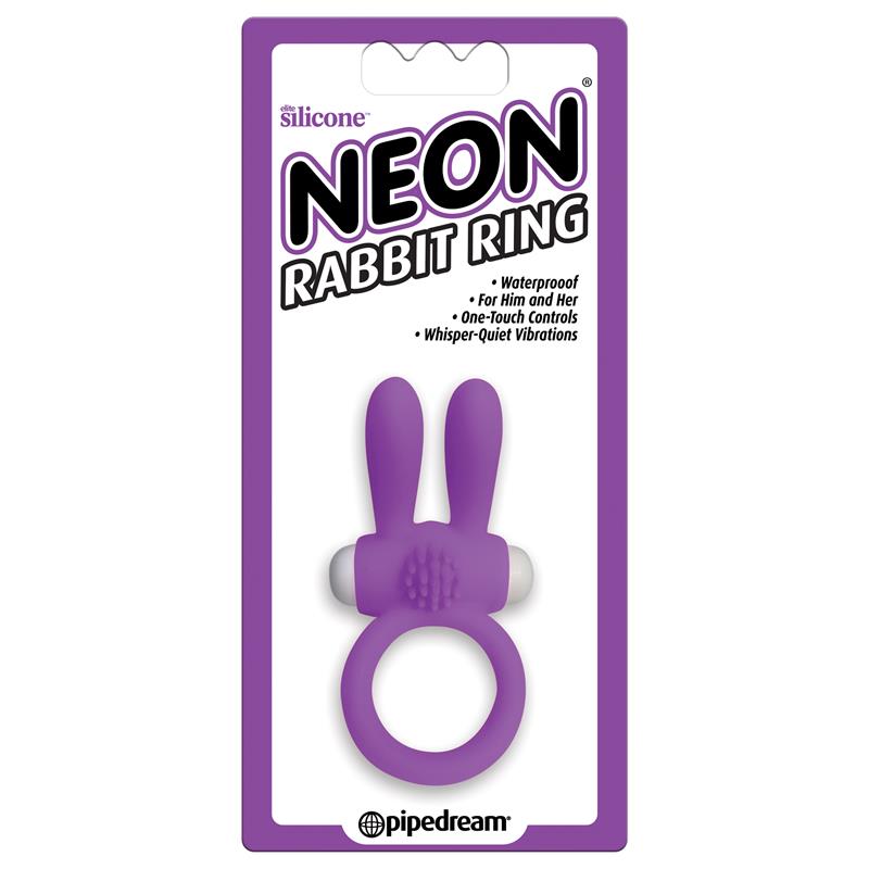 Anel Coelho Roxo Neon - Imagem 2