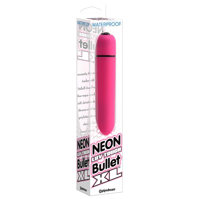 Bala Vibratória Neon XL Luv Touch Rosa - Imagem 2