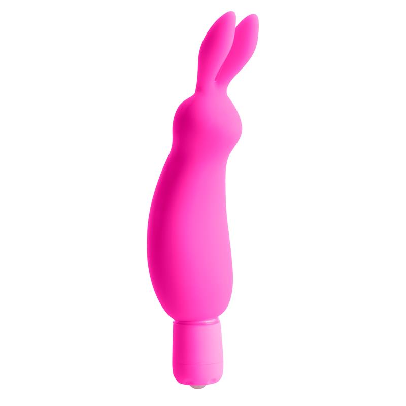 Mini Vibrador Neon Luv Bunny Rosa
