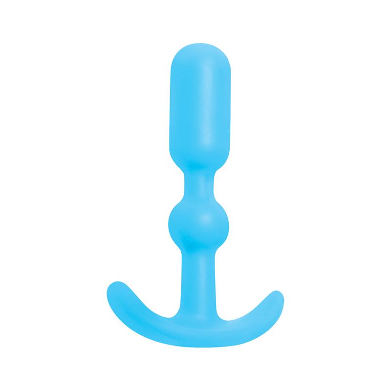 Plug Anal Neon Largo Azul