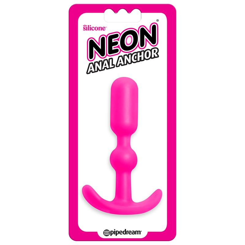 Plug Anal Amplo Neon Rosa - Imagem 2