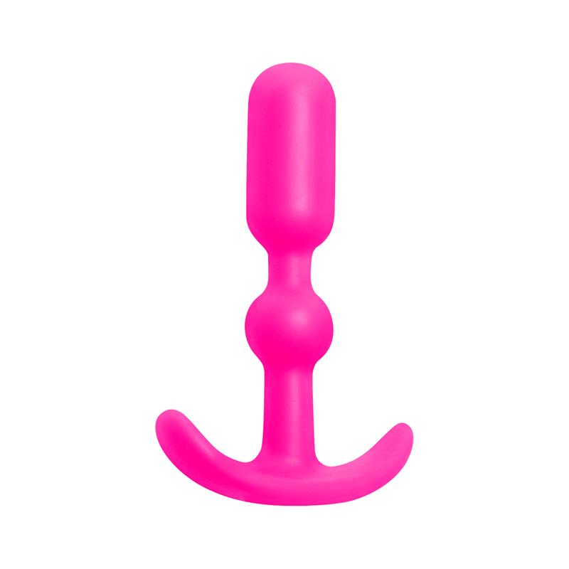 Plug Anal Amplo Neon Rosa