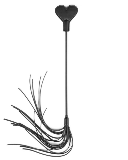 Pá em formato de coração com chicote 60 cm