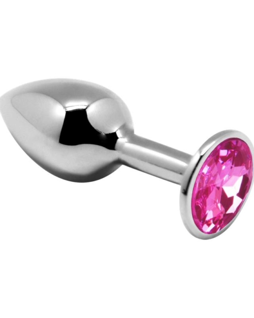 Plug Anal com Jóia Rosa Tamanho L