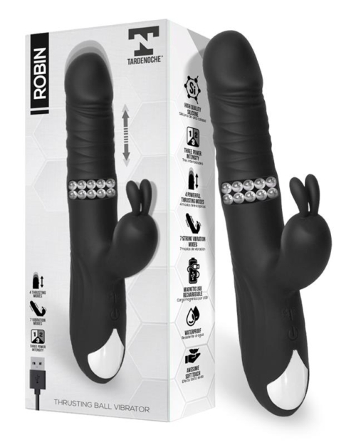 Vibrador Robin com Impulso e Bolas Internas 360º