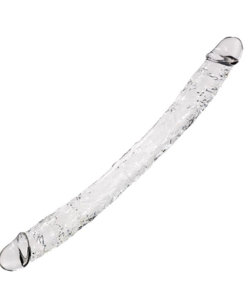 Vibrador Duplo Supremo 38,5 cm Transparente