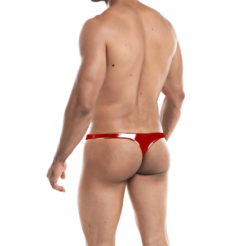 Tanga Skai Vermelha Clássica Provocativa - Imagem 2