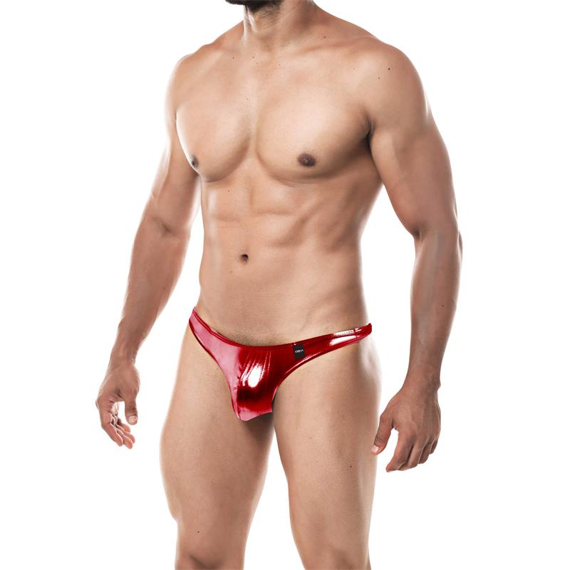 Tanga Skai Vermelha Clássica Provocativa