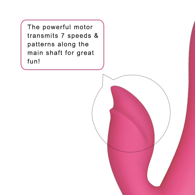 Vibrador USB Dreamer II Rosa Vermelho - Imagem 6