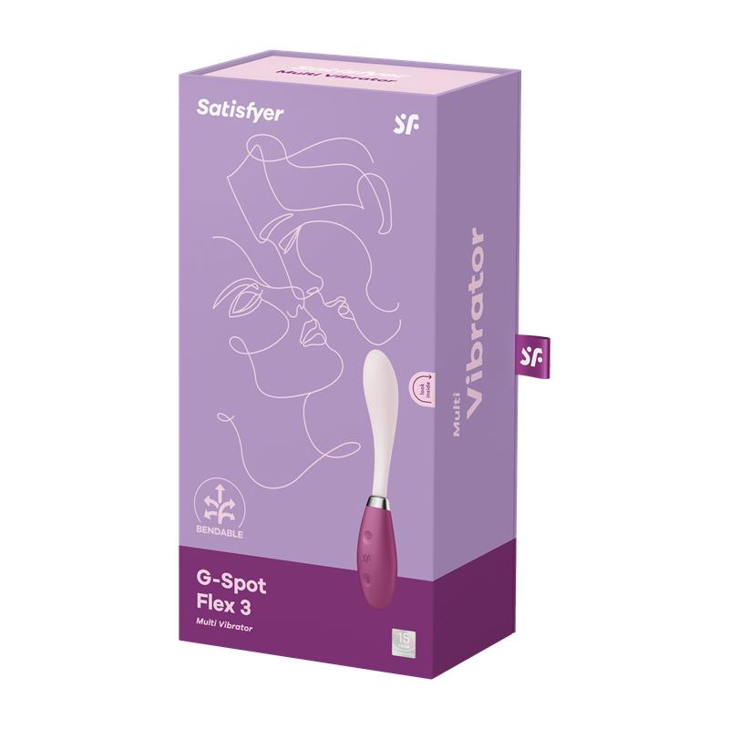 Vibrador vermelho G-Spot Flex 3. - Imagem 6