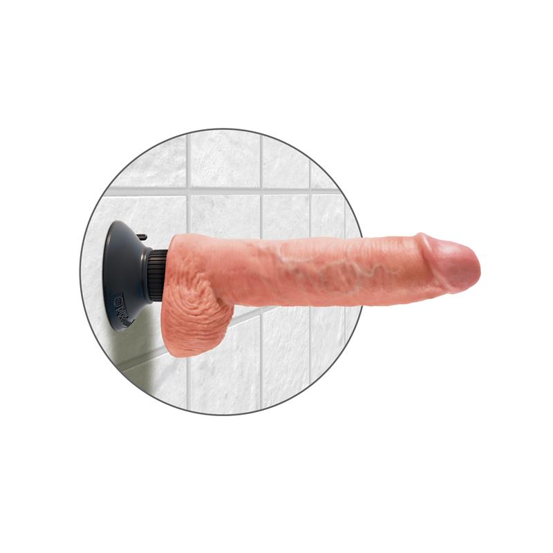 Vibrador e Testículos Realistas 10 - Cor Natural - Imagem 5